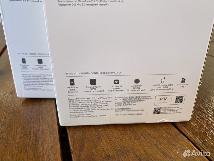 Dji mic 2 transmitter новый