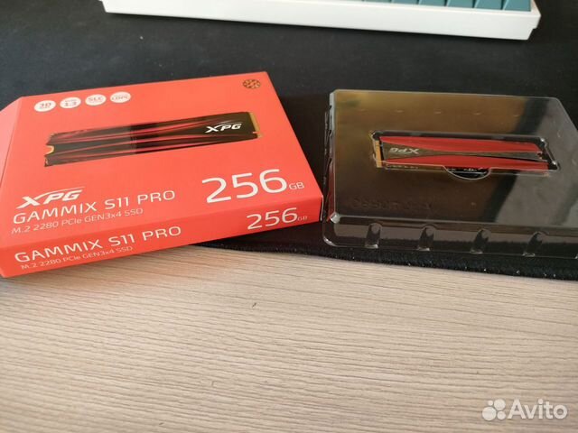 256 гб SSD M.2 накопитель adata XPG gammix S11 Pro