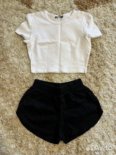 Комплект шорты мини и футболка
