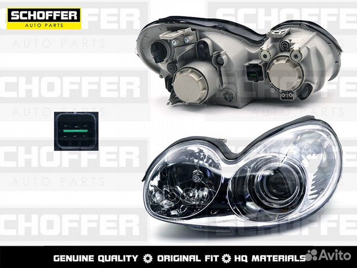 Фара левая под электрокорректор Hyundai Sonata