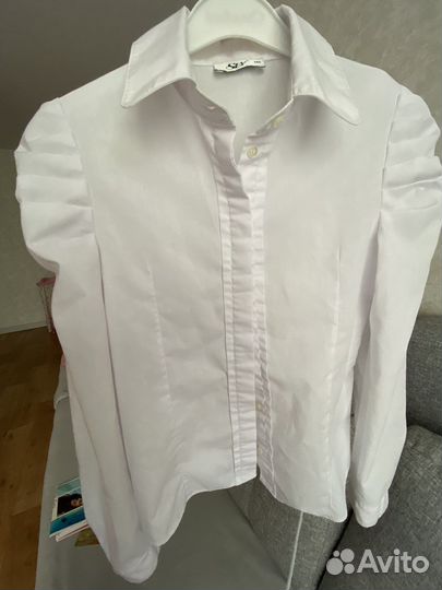 Блузка белая 134 140