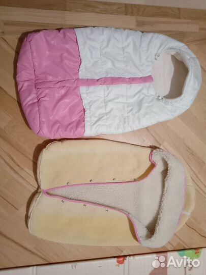 Зимний конверт в коляску