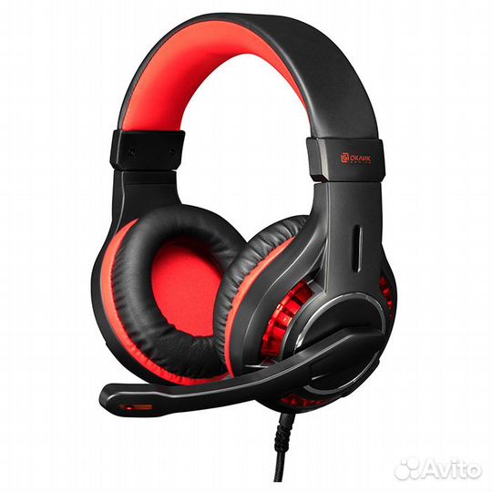 Наушники с микрофоном Oklick HS-L610G Samurai черн