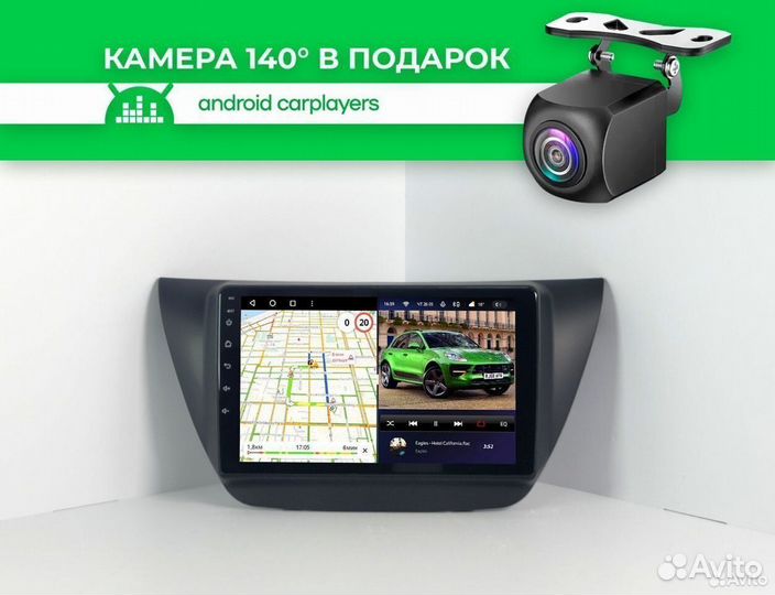 Магнитола CC3 2K Lancer 9 2003-06 black