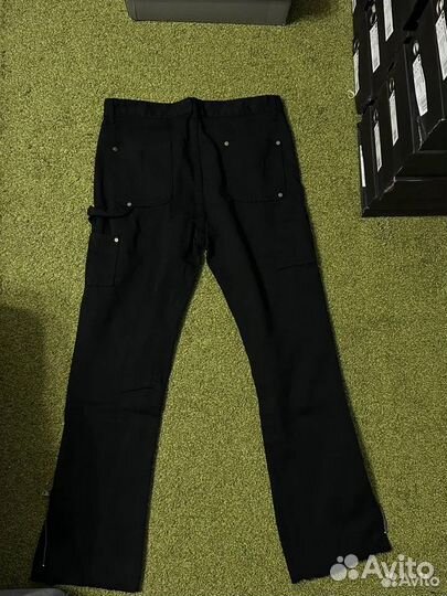 Джинсы широкие с молниями снизу