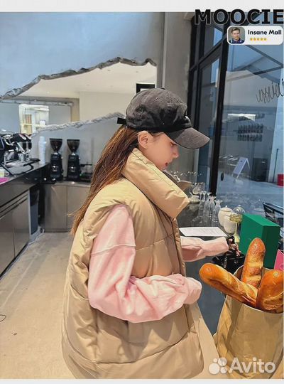 Женский пуховый жилет, стиль весна-лето 2025