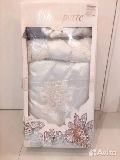 Теплый конверт (зима) на выписку choupette. Р-р 56