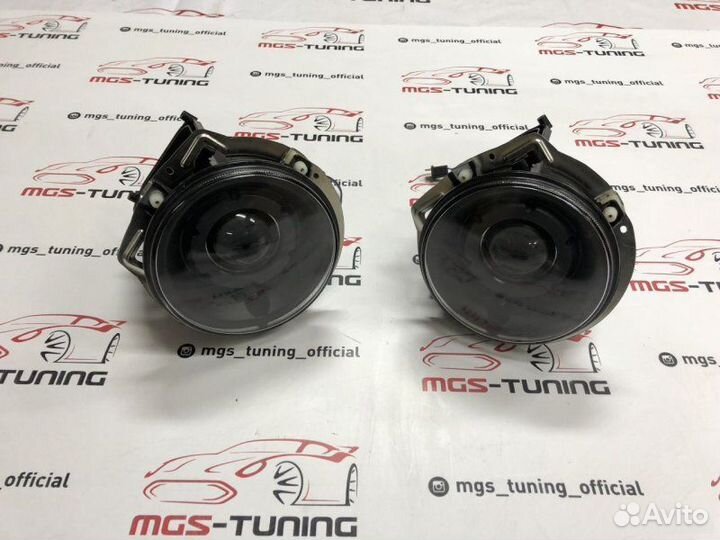 Фары Mercedes G-class w463 1989-2007гг черные