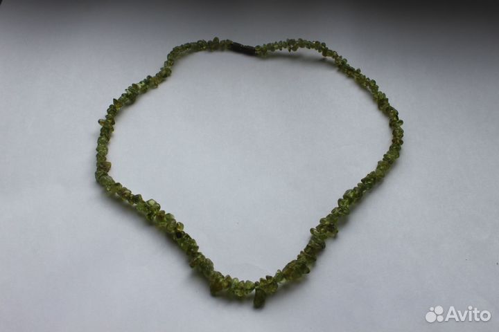Винтажные бусы из хризолита(перидота, оливина).ССС