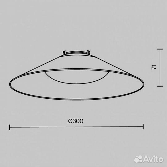 Подвесной светильник Maytoni Campana TR127B-12W4K-B