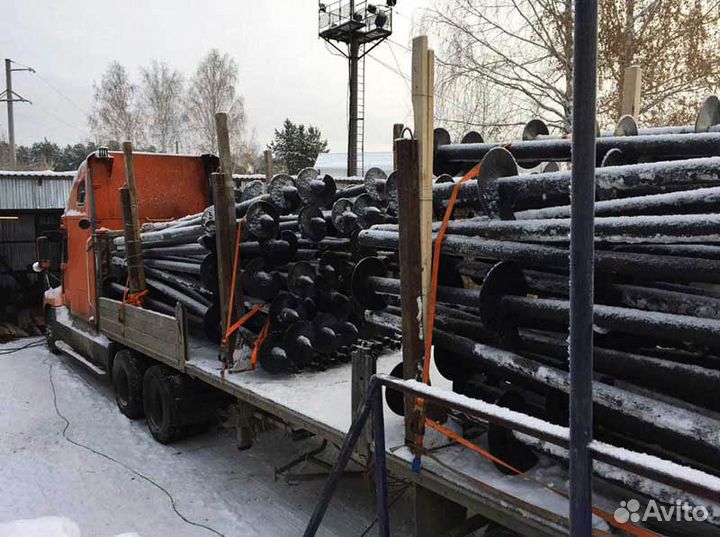 Винтовые сваи, фундамент