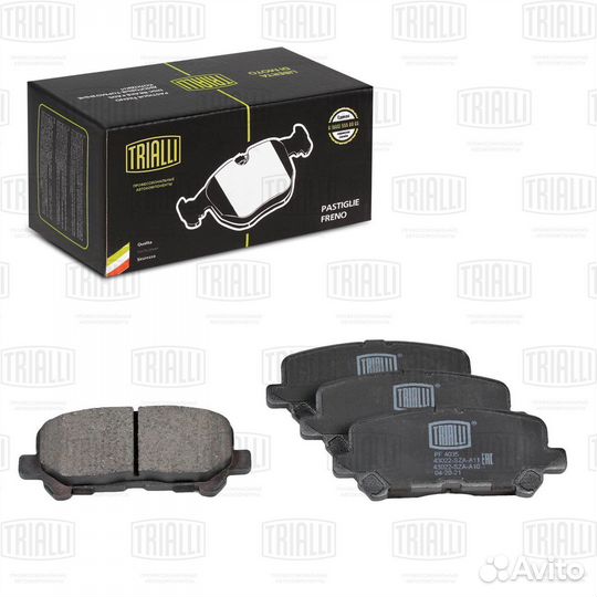 Колодки тормозн Honda Pilot 08- диск зад PF 4035