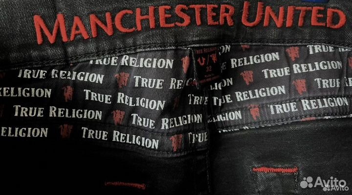 Джинсы True Religion x Manchester United