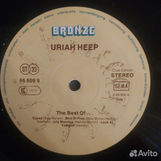Uriah Heep - The Best Of (1978)