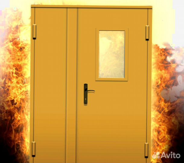 Входные противопожарные металлические двери Ei60