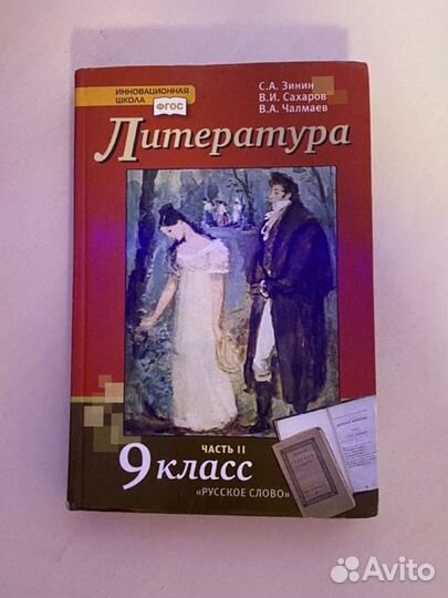 Учебник по литературе 9 класс 2 часть