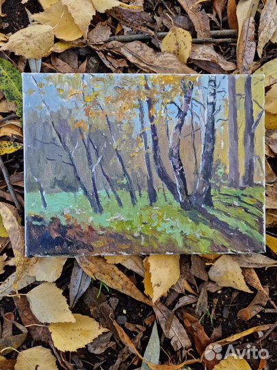 Этюд маслом на холсте