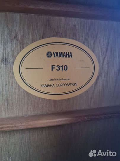 Акустическая гитара yamaha f310 бу