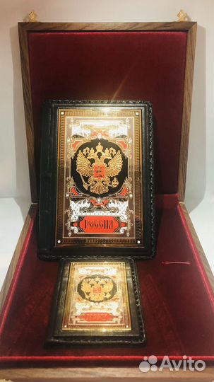 Подарочный набор ежедневник и обложка на паспорт