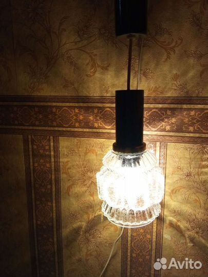 Светильник потолочный подвесной,винтаж,времён СССР
