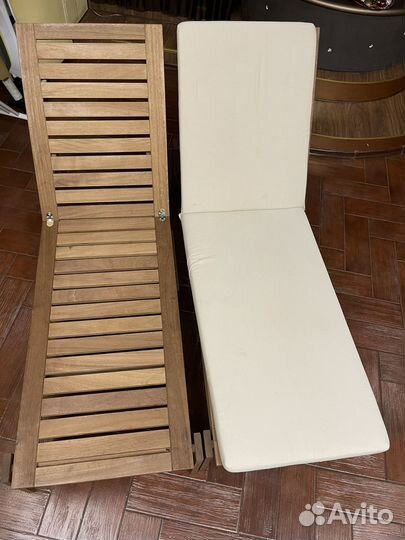 Шезлонг из дерева массив Тик шизлонг шэзлонг