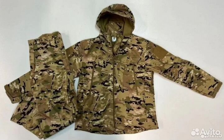 Тактический костюм софтшелл мультикам