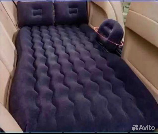 Надувной автомобильный матрас на заднее сиденье
