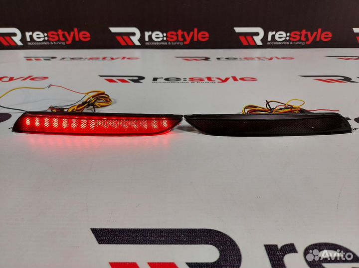 Катафоты Honda Fit 10-13 Диодные Дымчатые N2325