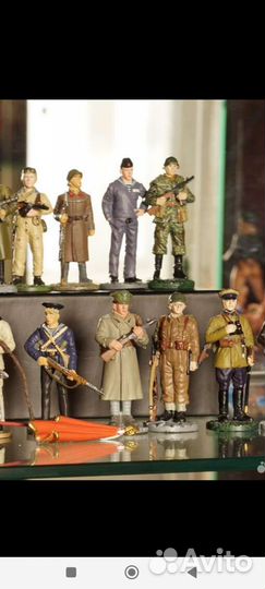 Оловянные солдатики ВОВ разные