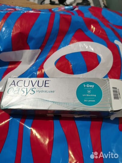 Линзы контактные acuvue oasys 1 day