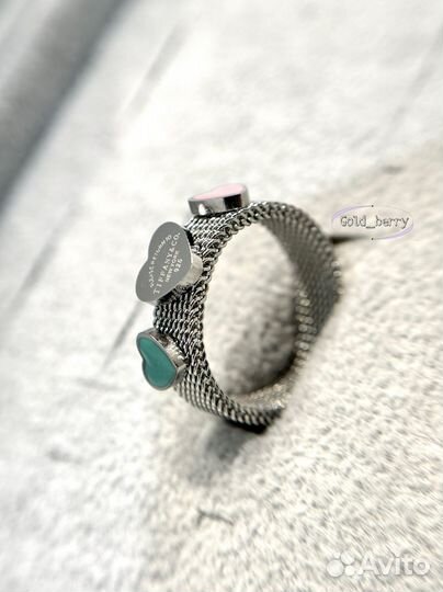 Tiffany кольцо сердце