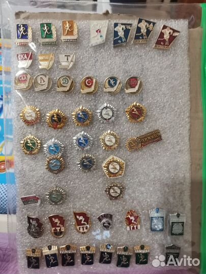 Значки СССР спортивные
