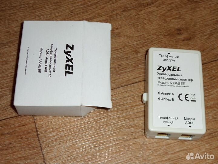 Телефонный сплиттер zyxel AS6AB EE