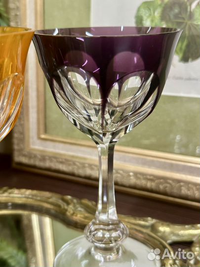 Фужеры из цветного хрусталя