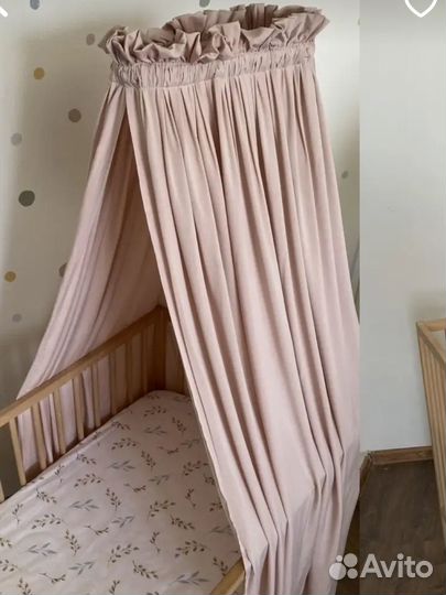 Балдахин для детской кроватки из вискозы