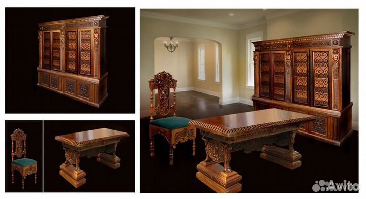 Мебель в кабинет массив дерева