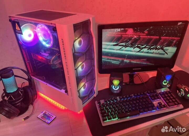 Игровой пк Ryzen 5 16gb/RX 580 супер
