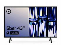Новый телевизор 109см Sber SDX-43F2010B на Android