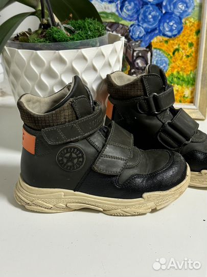Осенние полуботинки детские мальчик 28