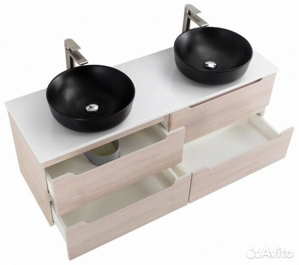 Мебель для ванной BelBagno Etna-1400-2-S Rovere Grigio