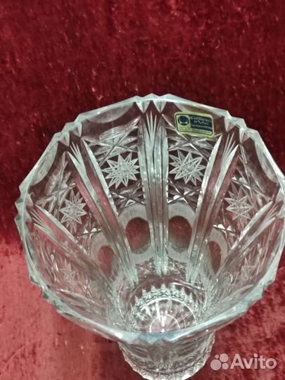 Хрустальная Ваза Германия Высота 25 См