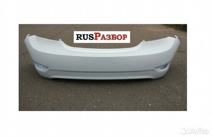 Бампер Задний Хендай Солярис окрашенный