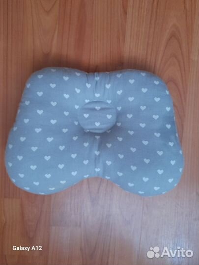 Подушка ортопедическая для новорожденных +воротник