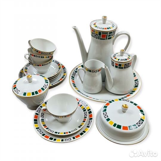 Сервиз Чайный ГДР Freiberger 
