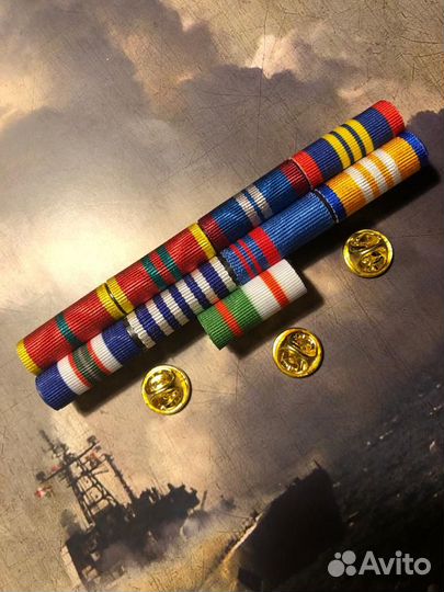 Медальные ленты. Комплектующие для наград