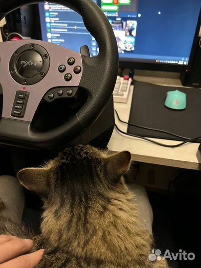 Игровой руль PXN v9 900 градусов + педали и коробк