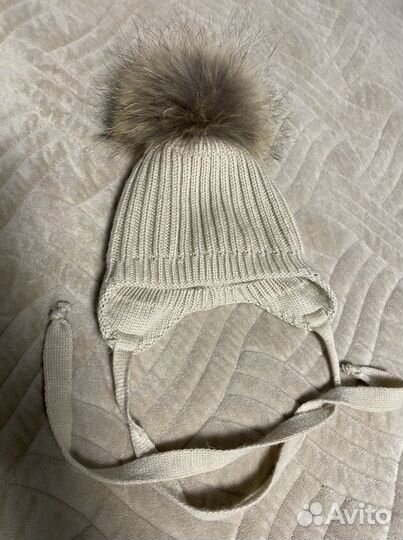 Шапка детская 38-40 (на 3-6мес)