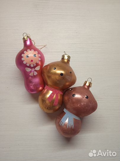Ёлочные игрушки СССР
