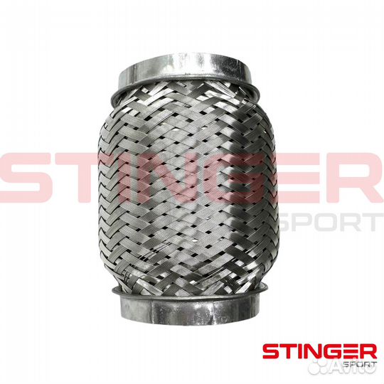 Гофра глушителя 50x100 (трехслойная усиленная)