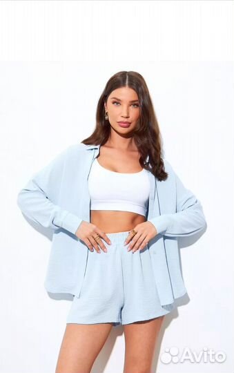 Костюм шорты и рубашка 46 р